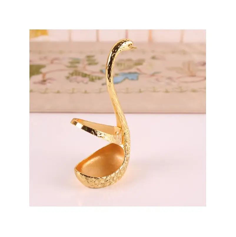 1Set Dinnerware Set Swan Base Stand Spoons