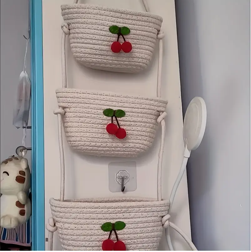 1pc 3-tier Hanging Storage Baskets
