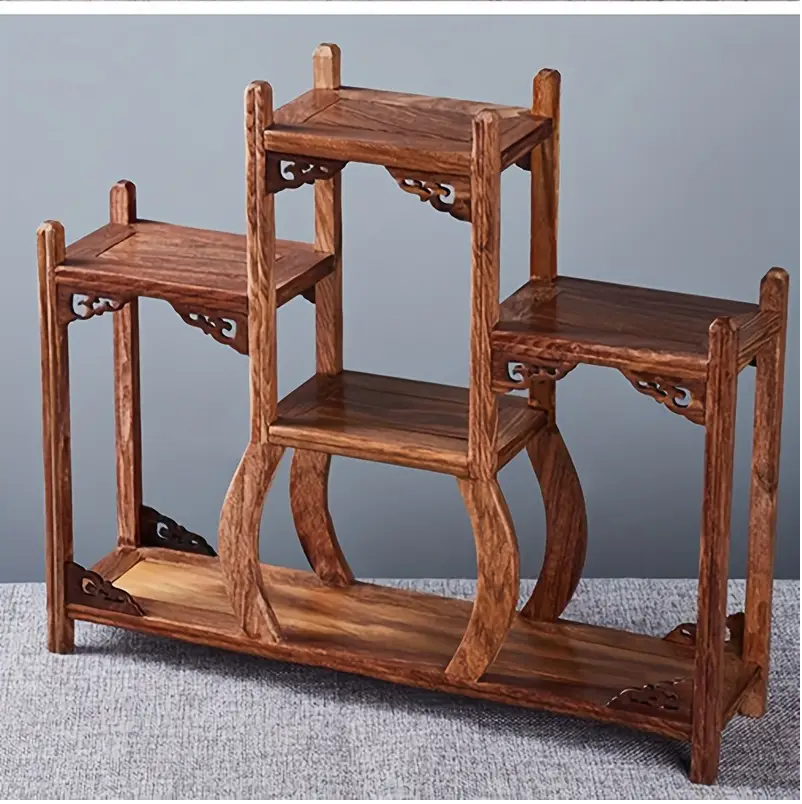 1pc Small Collection Figure Wooden Display Stand