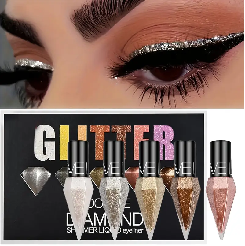 5pcs Pearl Diamond Eyeliner
