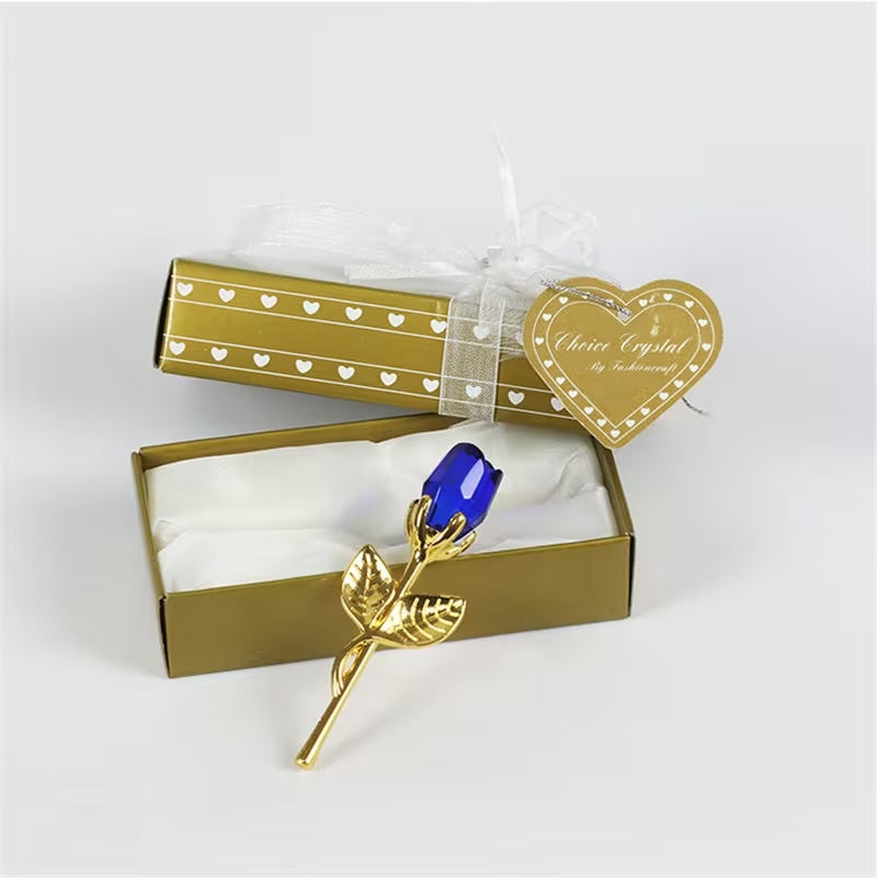 Elegant Crystal Rose Gift Box