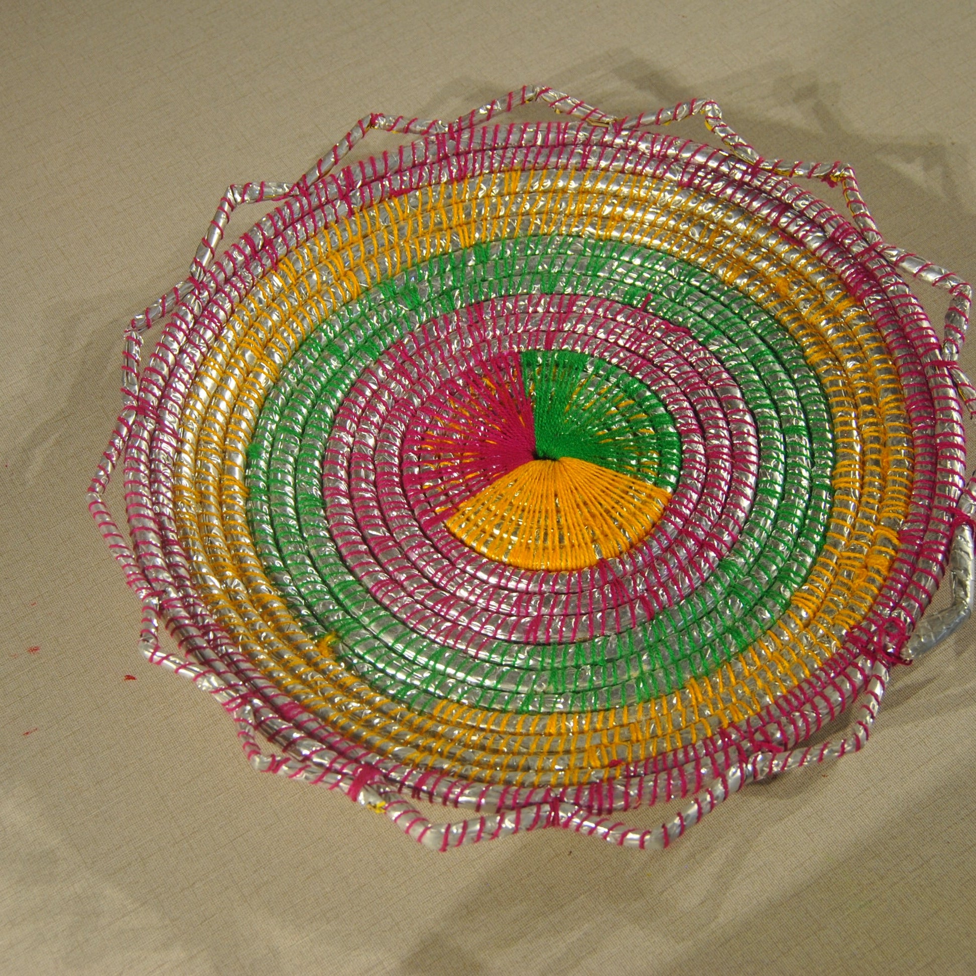 Fancy wooven tray