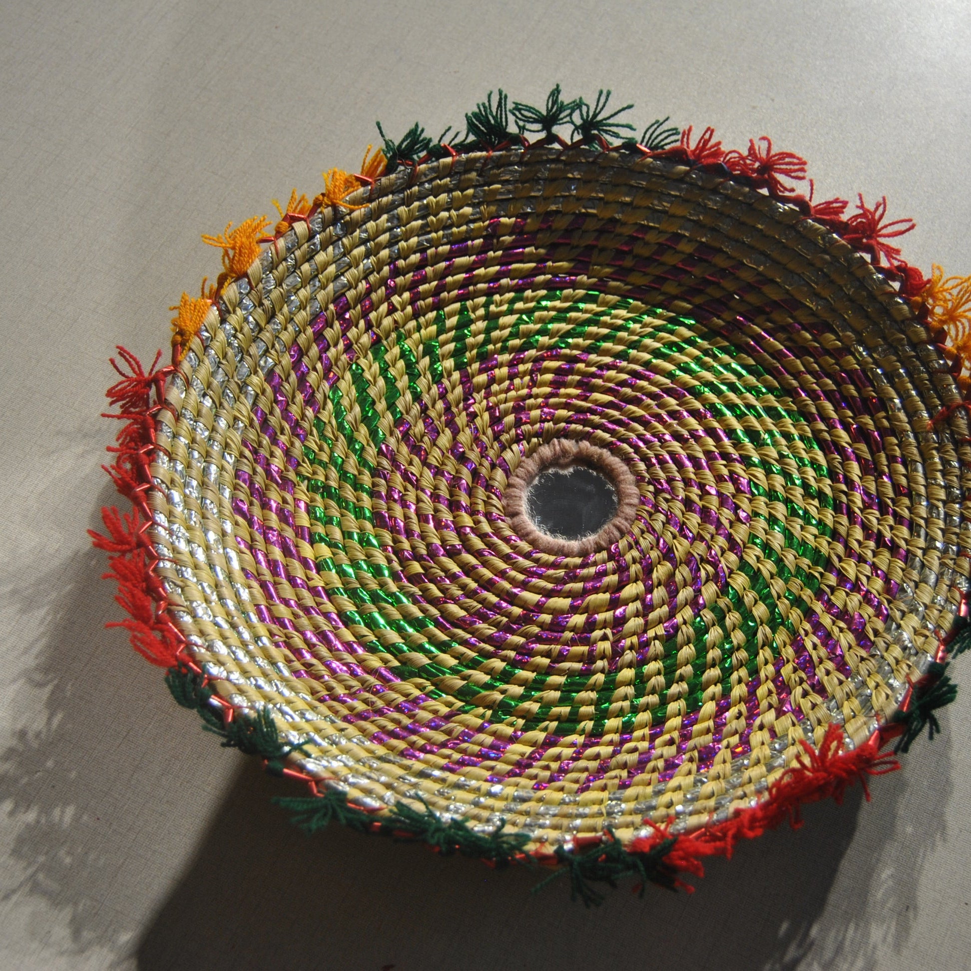 Fancy wooven tray