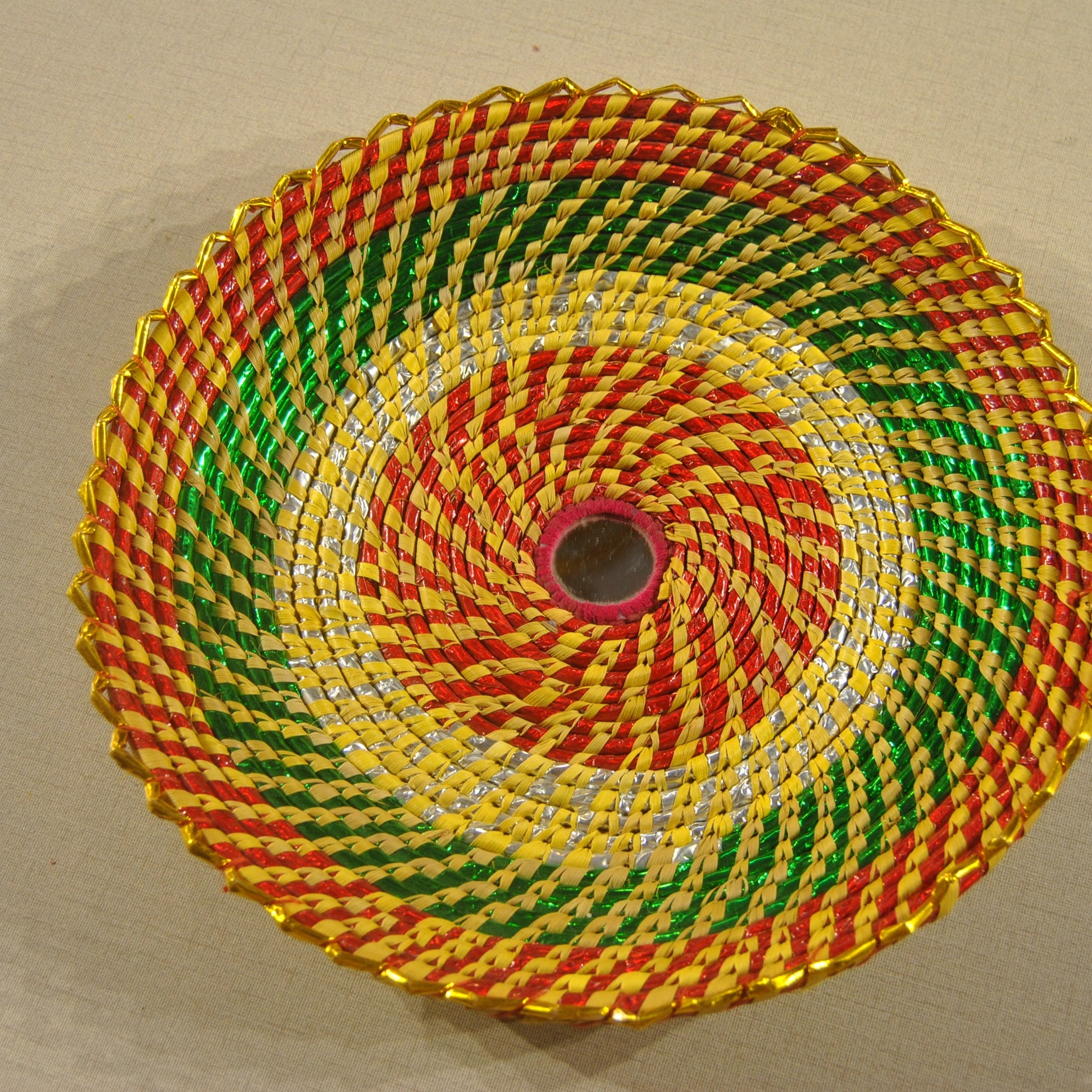 Fancy wooven tray