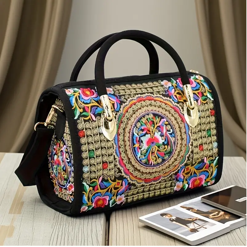 Embroidered Handbag
