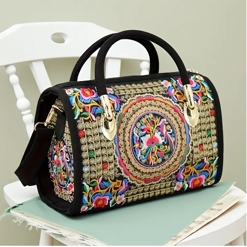Embroidered Handbag