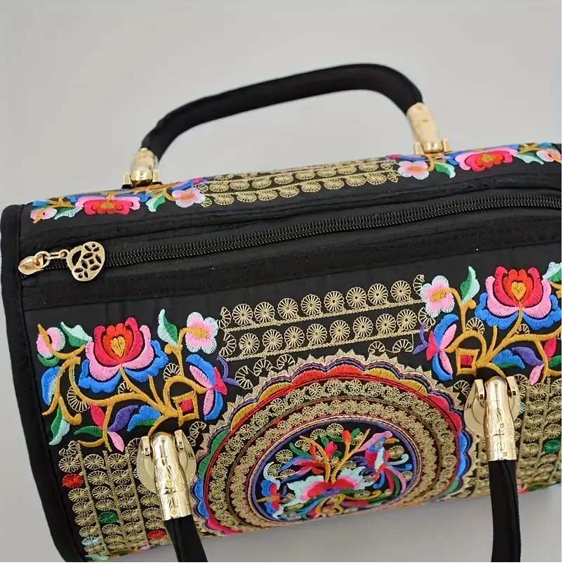 Embroidered Handbag