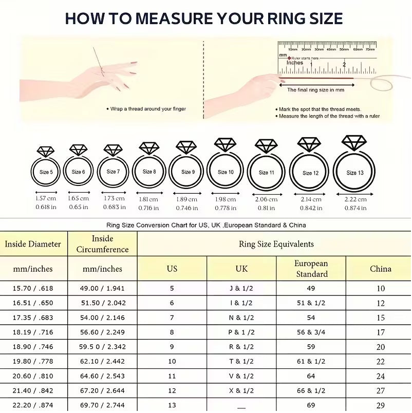 2pcs/set of classic luxury engagement proposal bride set wedding rings, set-