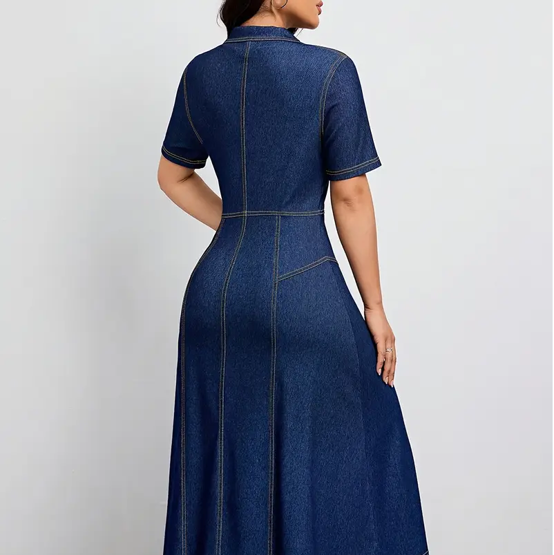 Cross-border Women's Short Sleeve Dress