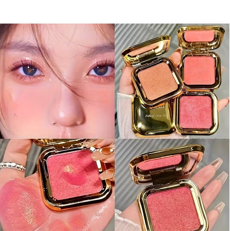 3-Shade Waterproof Blush Compact -