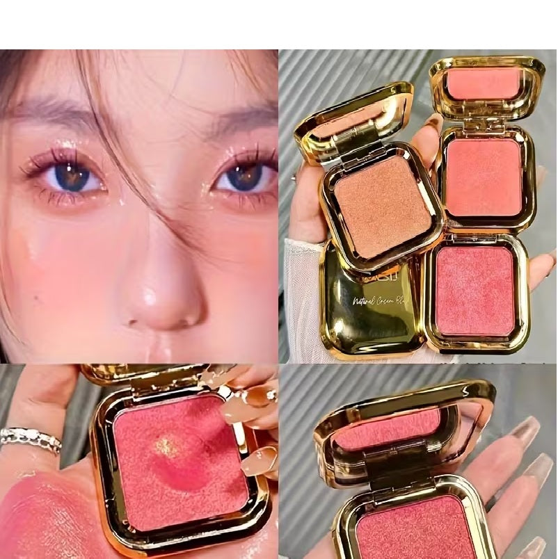 3-Shade Waterproof Blush Compact -
