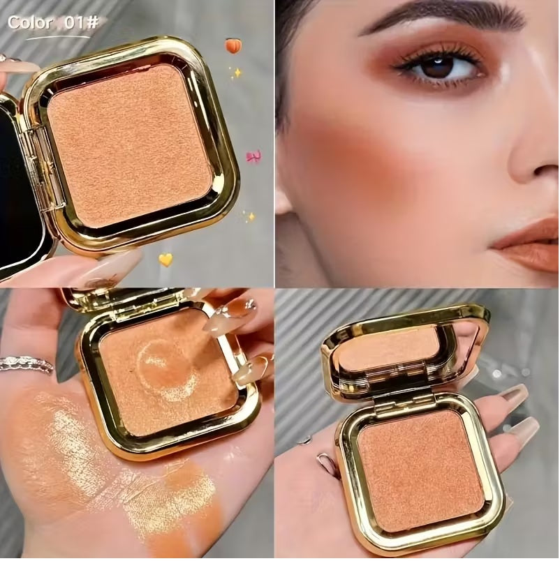 3-Shade Waterproof Blush Compact -
