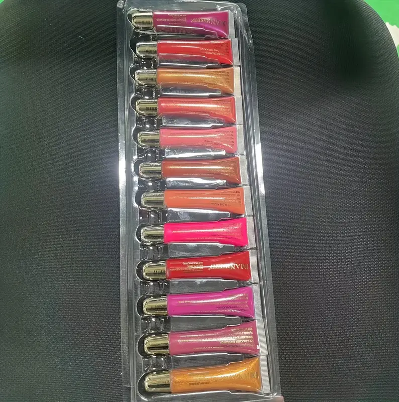 12 pcs lip gloss set