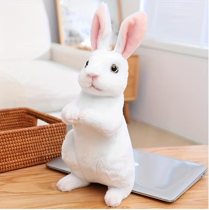 Lifelike Rabbit Plush Toy Set -