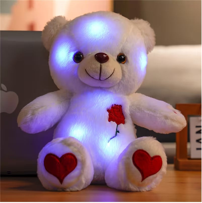 HALLOTOY Glowing LED Teddy Bear