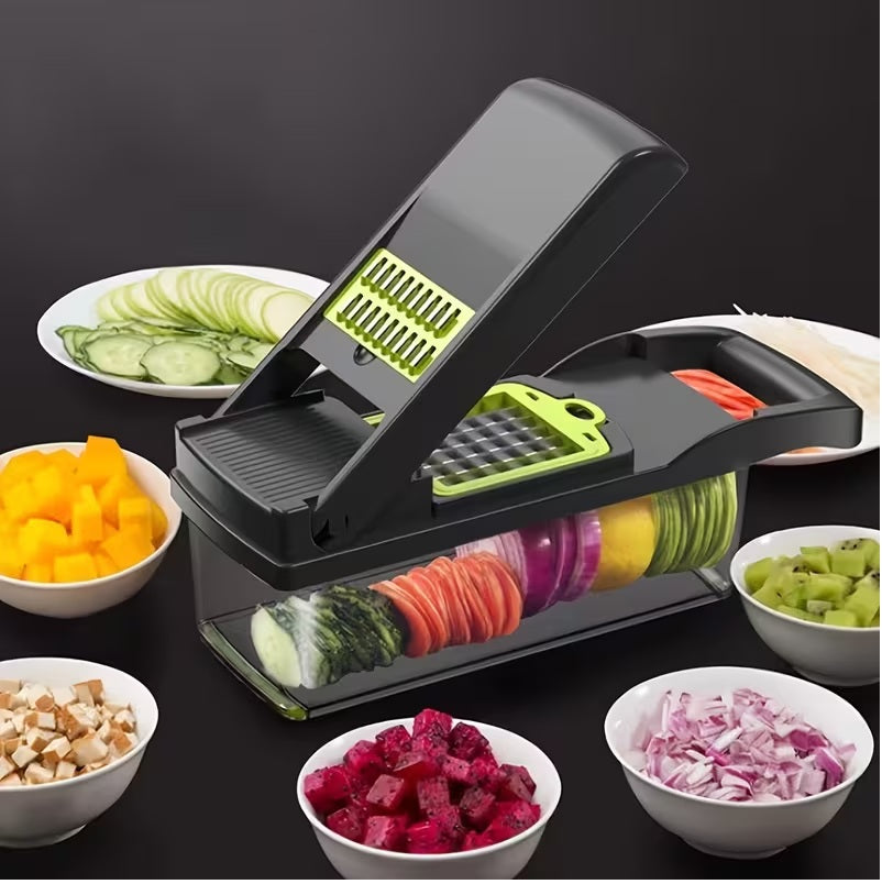 Vegetable Chopper, Multi-Functional Design,