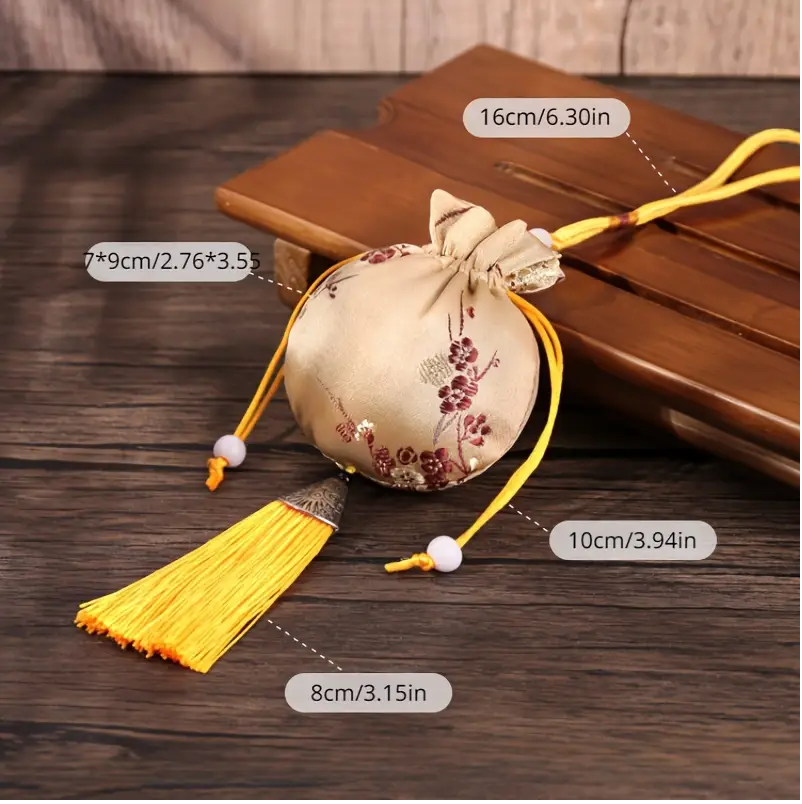 10pcs Scented Sachets with Satin Brocade