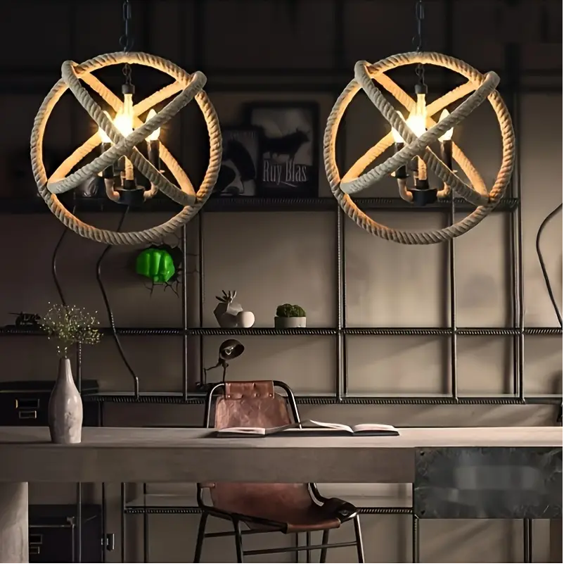 1pc 3-Light Industrial Vintage American