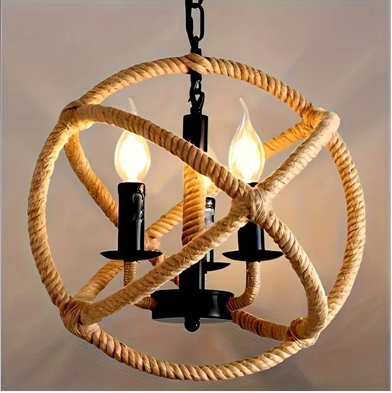 1pc 3-Light Industrial Vintage American