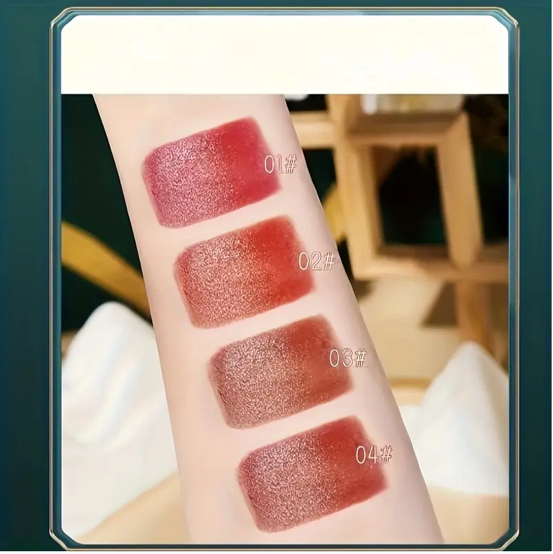 4-Color Velvet Lip Glaze