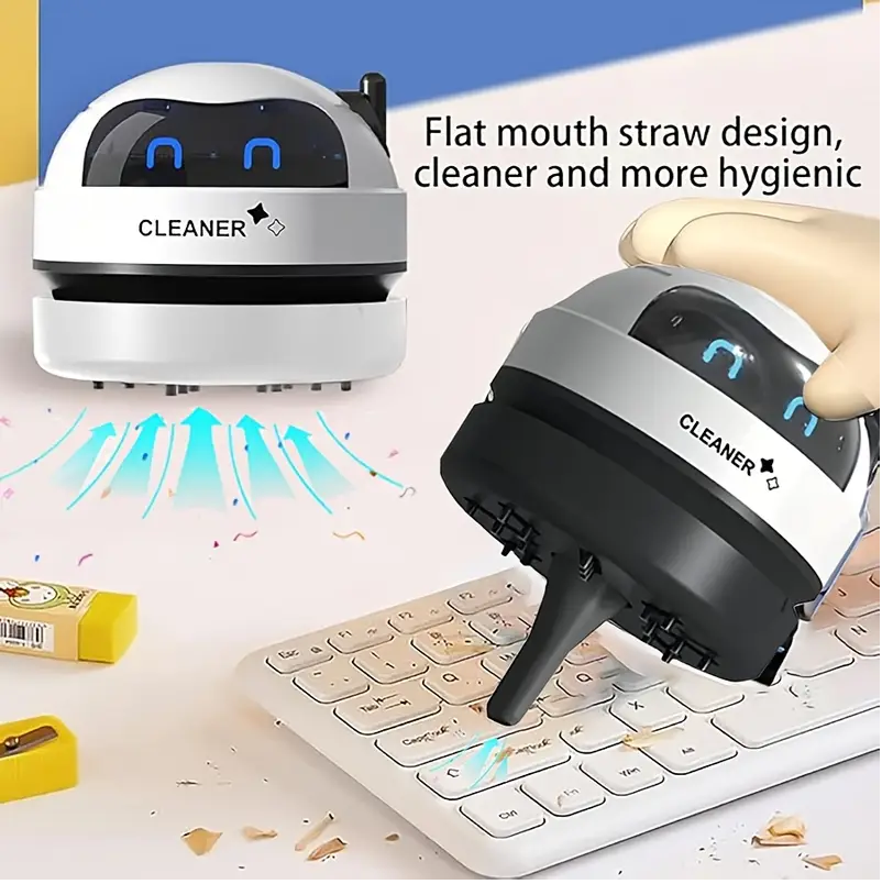 A Mini Desktop Vacuum Cleaner