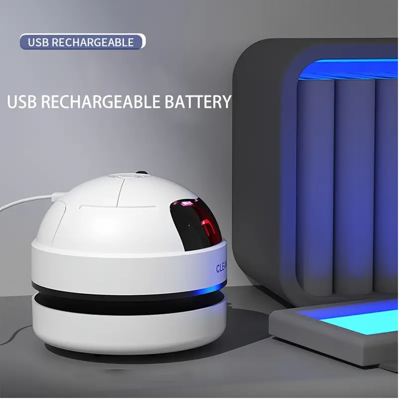 A Mini Desktop Vacuum Cleaner