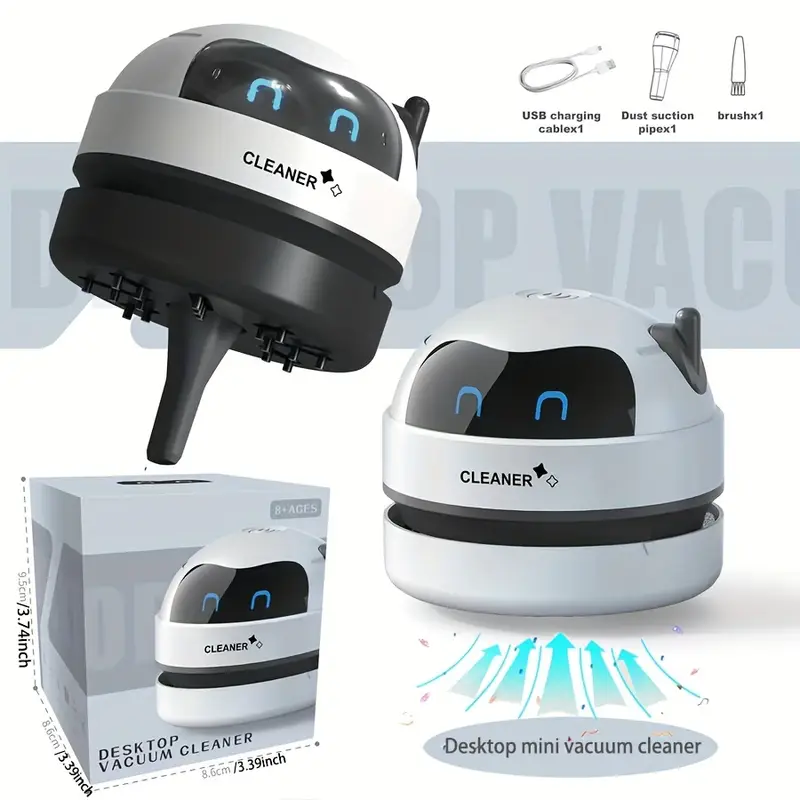 A Mini Desktop Vacuum Cleaner