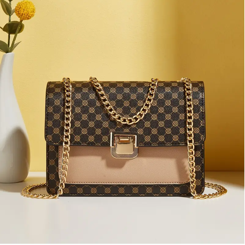 Stylish Women's Polka Dot Crossbody Bag