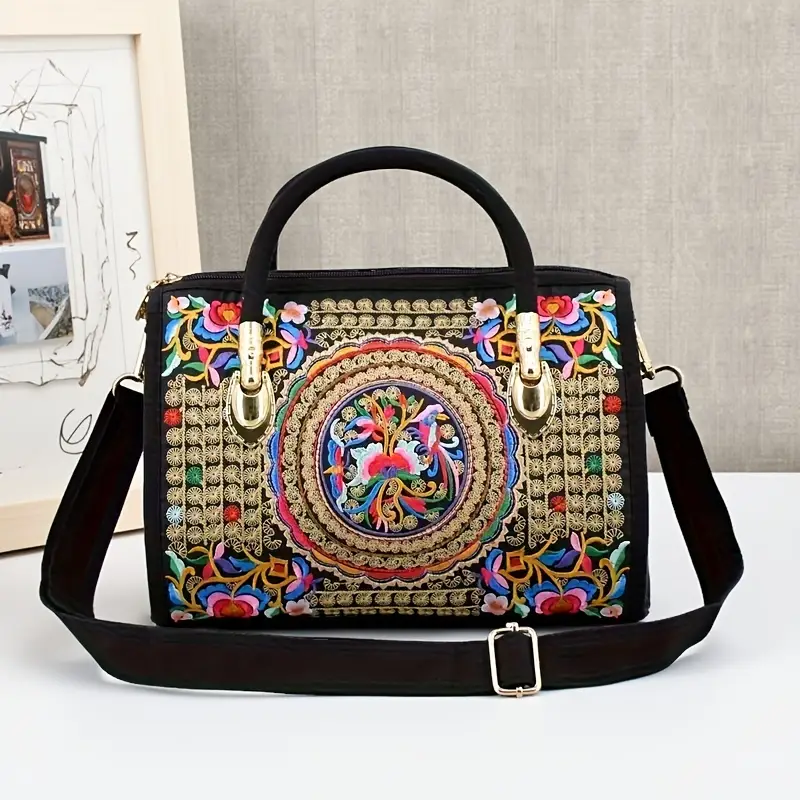 Embroidered Handbag