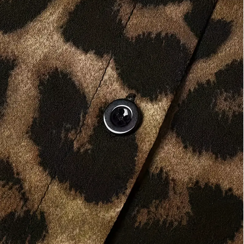 Leopard Print Vacation Two Piece Set