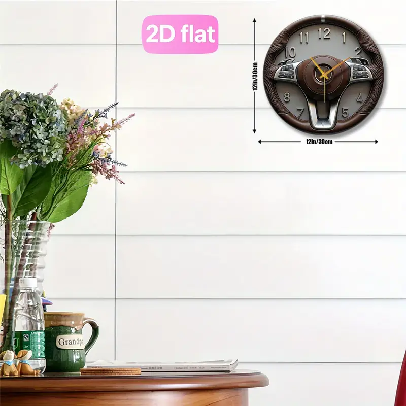 Steering  Wall Clock