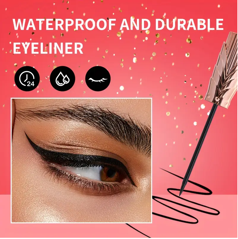 Waterproof Black Liquid Eyeline