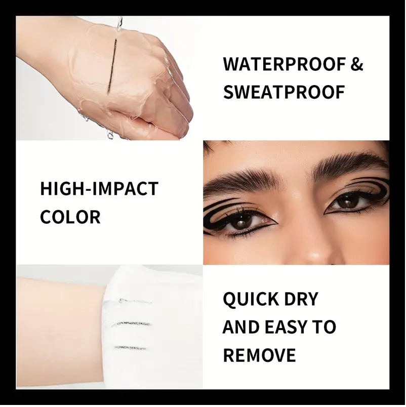 Waterproof Black Liquid Eyeline