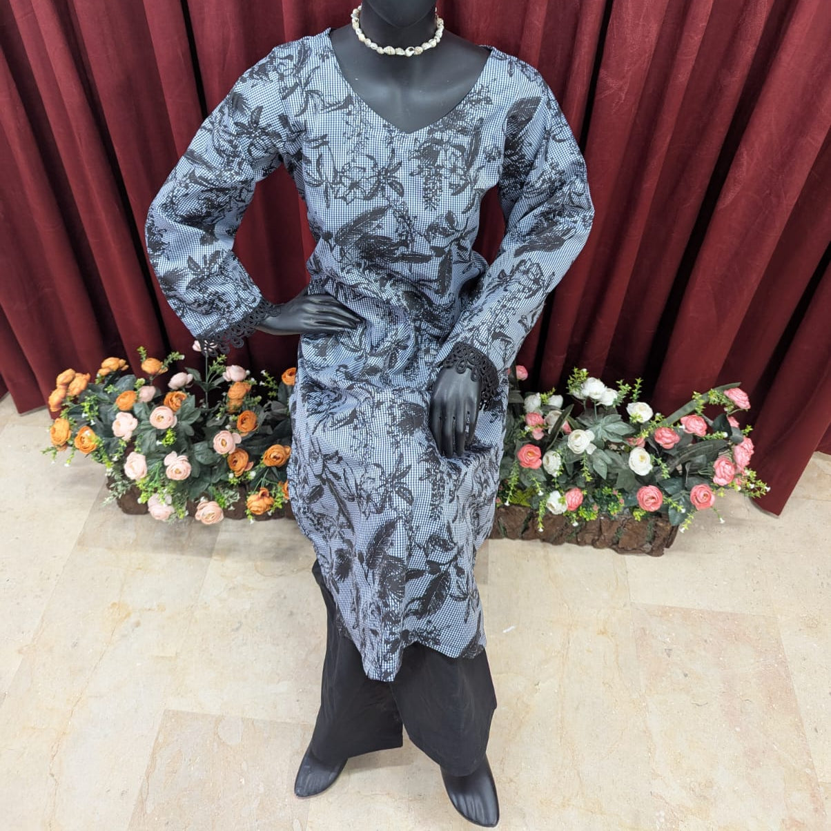 stylish two-piece ethnic set