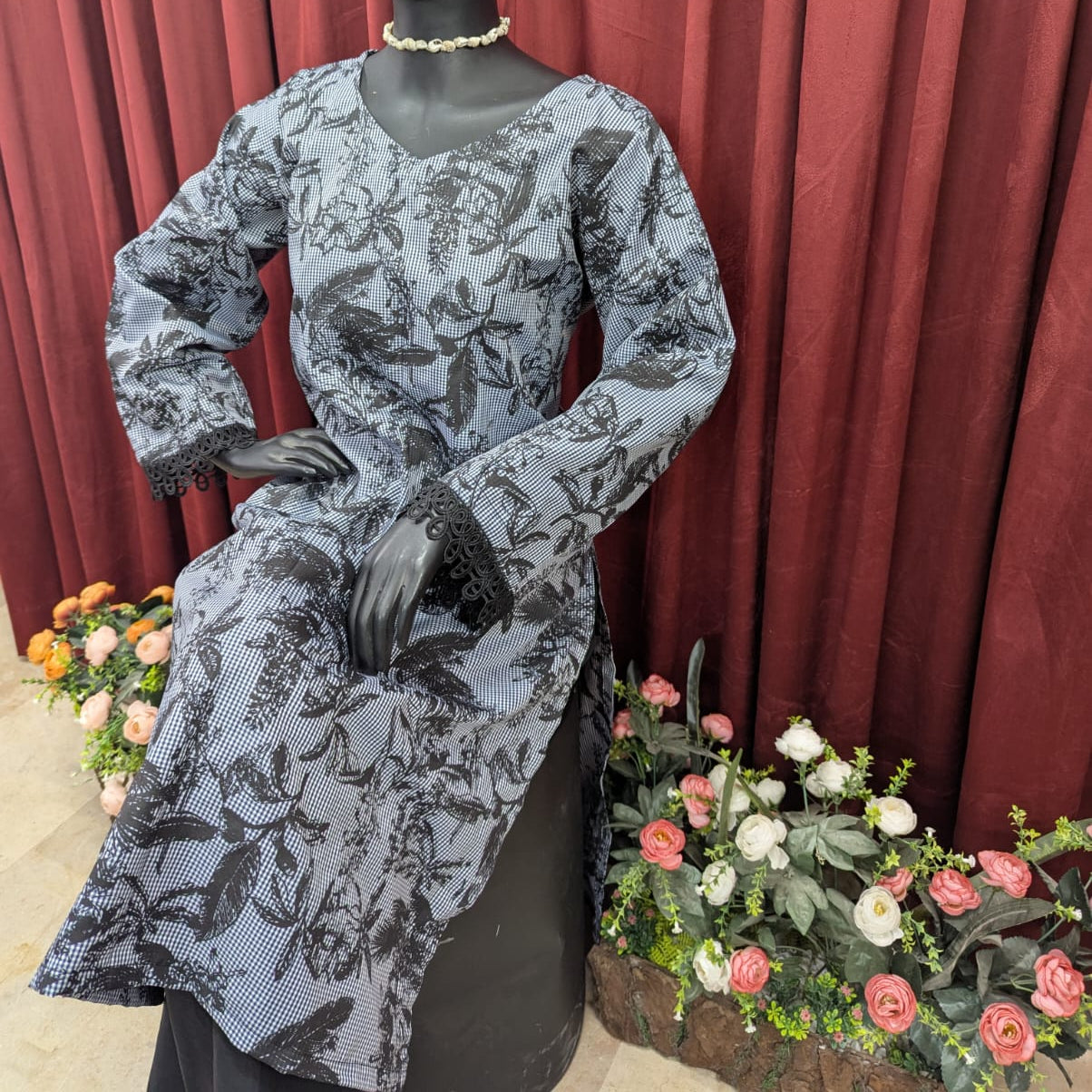 stylish two-piece ethnic set