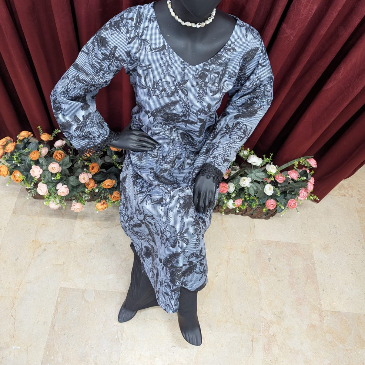 stylish two-piece ethnic set