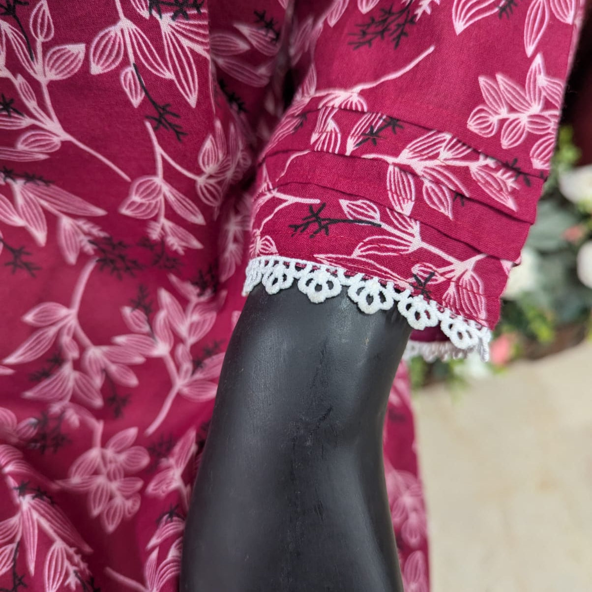 Printed Lawn 2 piece stitched dress with floral print