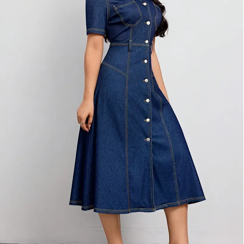 Cross-border Women's Short Sleeve Dress