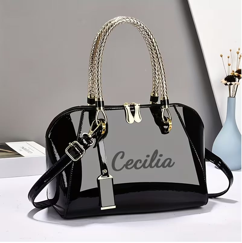 ized Name/Text Women's Luxury Handbag