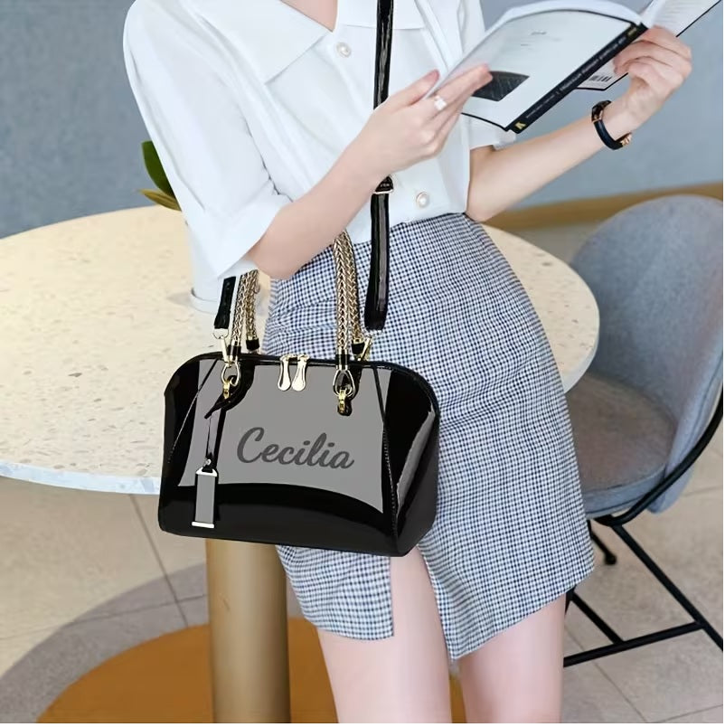 ized Name/Text Women's Luxury Handbag