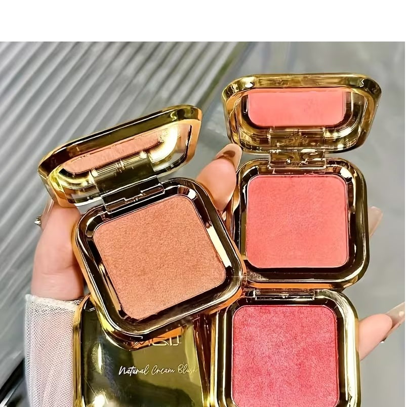 3-Shade Waterproof Blush Compact -