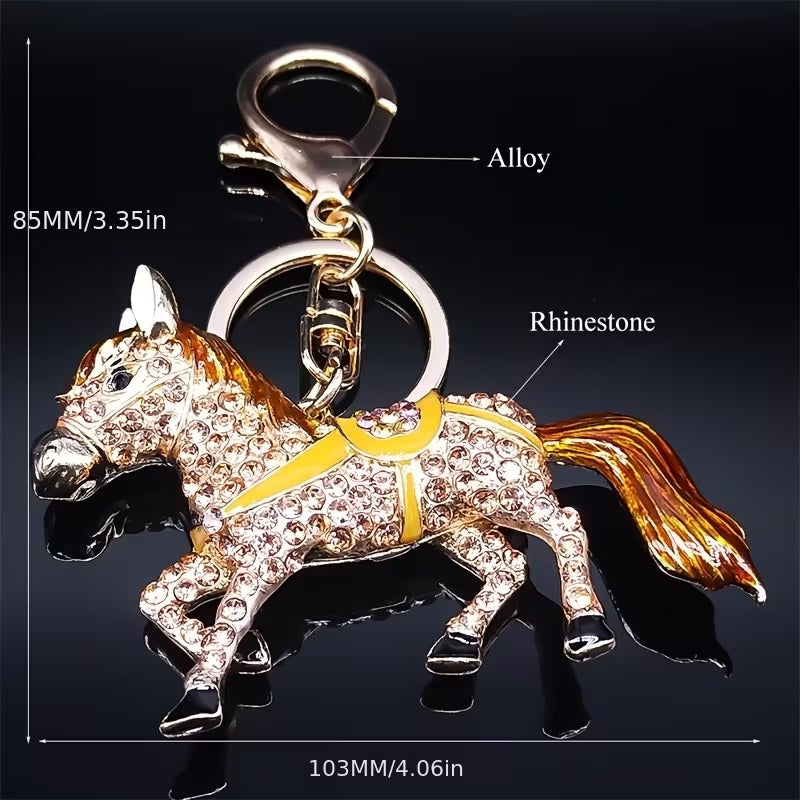 Realistic Horse Keychain for Women & Men
