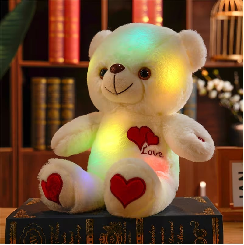 HALLOTOY Glowing LED Teddy Bear