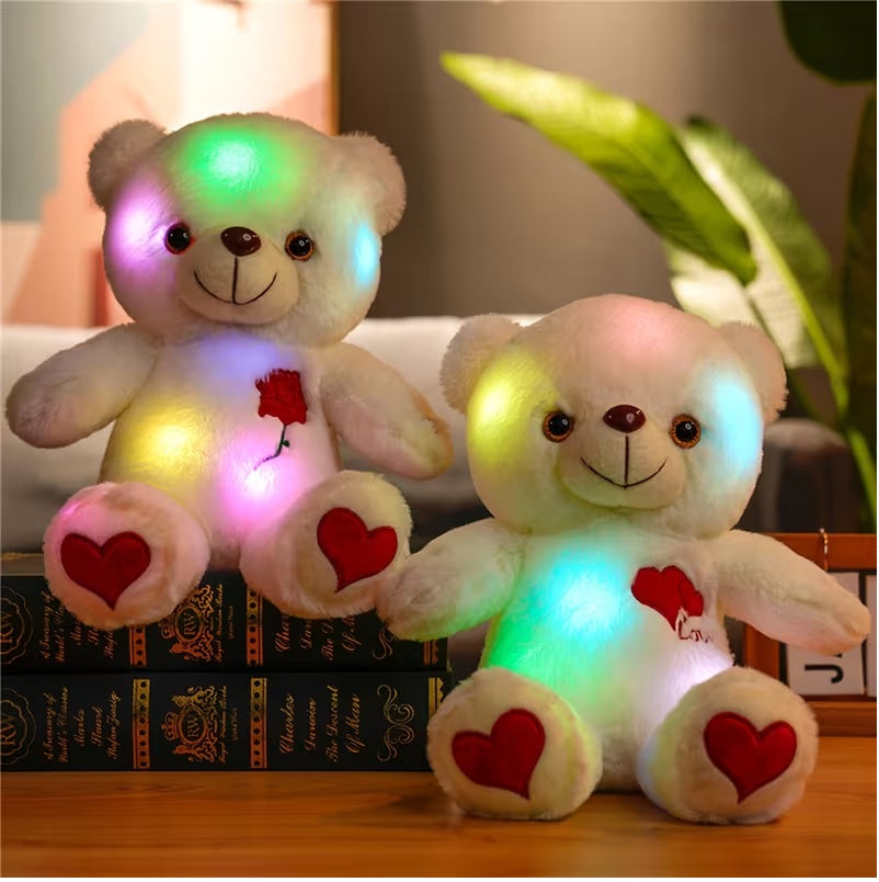 HALLOTOY Glowing LED Teddy Bear