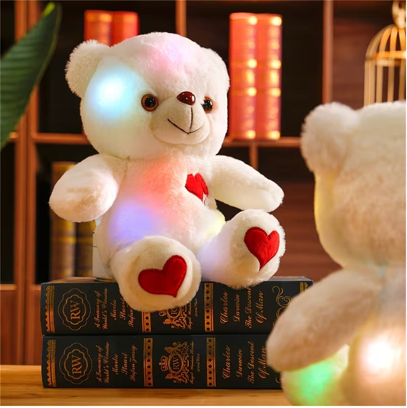 HALLOTOY Glowing LED Teddy Bear