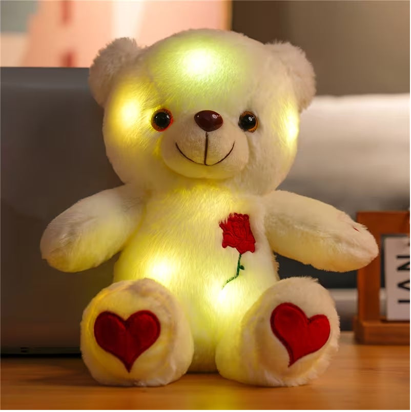 HALLOTOY Glowing LED Teddy Bear