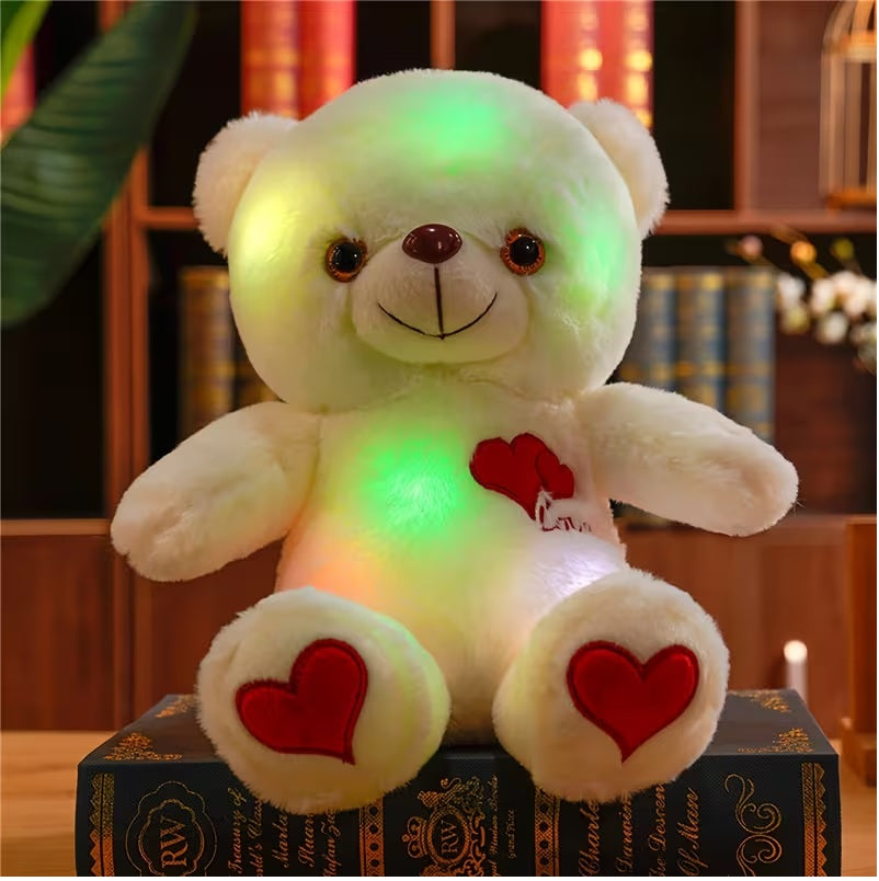 HALLOTOY Glowing LED Teddy Bear